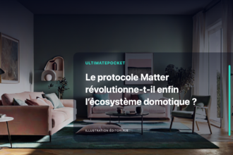 Illustration éditoriale pour « Le protocole Matter révolutionne-t-il enfin l’écosystème domotique ? »