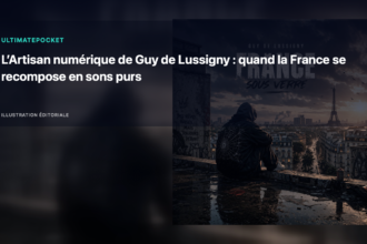 Illustration éditoriale pour « L’Artisan numérique de Guy de Lussigny : quand la France se recompose en sons purs »