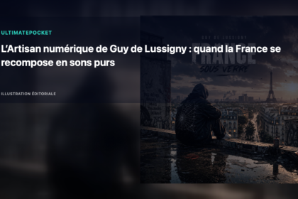 Illustration éditoriale pour « L’Artisan numérique de Guy de Lussigny : quand la France se recompose en sons purs »