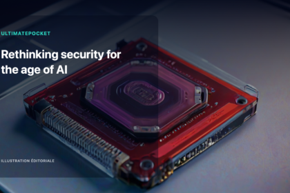 Illustration éditoriale pour « Rethinking security for the age of AI »