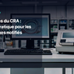 Illustration éditoriale pour « Exigences du CRA : impact pratique pour les organismes notifiés »