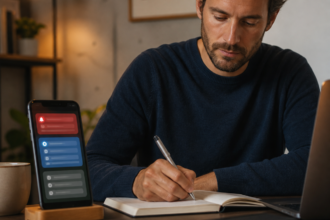 Illustration éditoriale pour Notifications intelligentes : reprendre le contrôle sans tout désactiver
