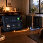 Illustration éditoriale pour Home Assistant : surveiller les sauvegardes au lieu de supposer qu’elles fonctionnent