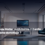 Illustration éditoriale pour « Le protocole Matter révolutionne-t-il enfin l’écosystème domotique ? »