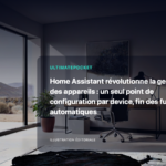 Illustration éditoriale pour « Home Assistant révolutionne la gestion des appareils : un seul point de configuration par device, fin des fusions automatiques »
