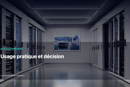 Illustration éditoriale pour « Usage pratique et décision »