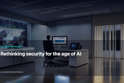 Illustration éditoriale pour « Rethinking security for the age of AI »