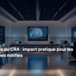 Illustration éditoriale pour « Exigences du CRA : impact pratique pour les organismes notifiés »
