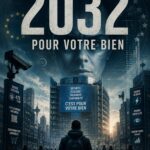 Illustration éditoriale pour 2032 : le reflet numérique de nos choix d’aujourd’hui
