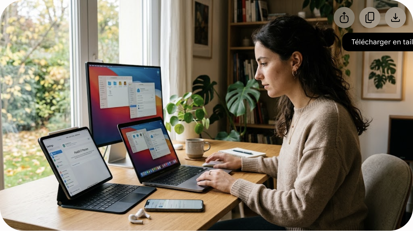Illustration éditoriale pour Rentrée Apple : préparer ses appareils avant les nouvelles versions
