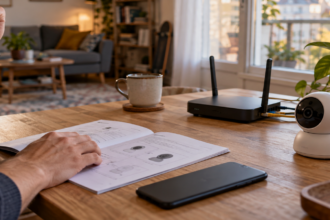 Illustration éditoriale pour Objets connectés : comment évaluer leur durée de vie sécurisée avant achat
