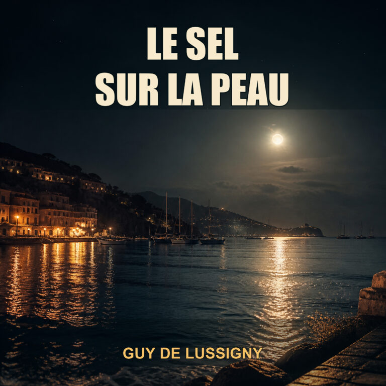 Pochette de Le sel sur la peau, nouvel album de Guy de Lussigny