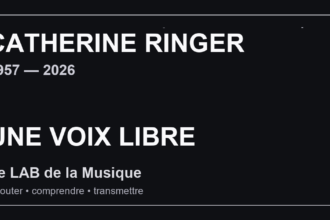 Illustration éditoriale pour Catherine Ringer, l’anti-algorithme : pourquoi sa singularité compte encore