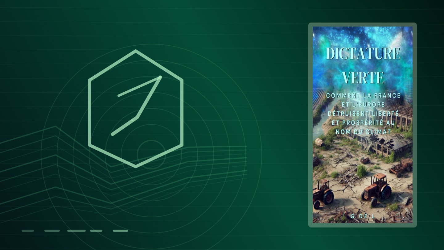 Illustration éditoriale de Dictature verte, avec couverture authentique de Guy de Lussigny