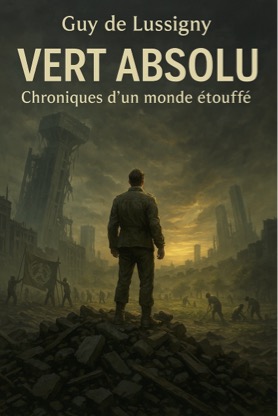 Première de couverture originale de Vert absolu — Guy de Lussigny